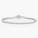 Belle Vante Classic Eternity Line Round Brilliant Diamond Bracelet