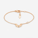 Belle Vante Medium Rose Gold Diamond Bracelet