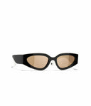 Belle Vante Cat-Eye Sunglasses Nylon Black & White