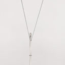 Belle Vante Accendimi Necklace in 18k White Gold with White Diamonds