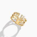 Belle Vante Avenues Ring Yellow Gold Diamond