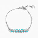Belle Vante Small White Gold Diamond Chain Bracelet
