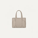 Diamond Mini Tote Bag Belle Vante Ethical Greige Grained Calfskin