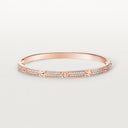 Belle Vante LOVE Bracelet Small Model Paved Rose Gold