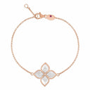 Belle Vante Princess Flower Bracelet with Diamonds and Mother of Pearl