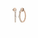 Belle Vante Pink Gold and Diamond Earrings 0.65 Carats