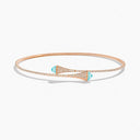 Belle Vante Cleo Diamond Slip-On Collar Necklace Rose Gold