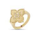 Belle Vante Venetian Princess Ring in 18k Yellow Gold with Diamonds