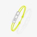 Care(s) Pavé Diamond Cord Bracelet Yellow Cord White Gold 0.09ct