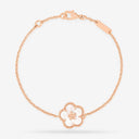 Belle Vante Lucky Spring Plum Blossom Bracelet in 18K Rose Gold with Mother-of-Pearl