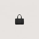 Diamond Nano Tote Bag Black Grained Calfskin