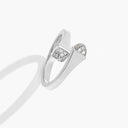 Belle Vante Cleo Slim Ring White Gold Diamond