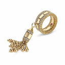 Belle Vante Art Deco Ring in 18k Yellow Gold with Diamonds