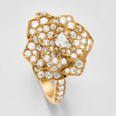 Belle Vante Medium Rose Gold Diamond Ring