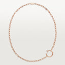 Belle Vante Juste un Clou Necklace Diamonds Rose Gold 18k