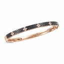 Belle Vante Love in Verona Bangle with Black and White Diamonds
