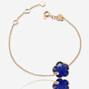 Belle Vante Petit Joli Bracelet in 18k Rose Gold with Rock Crystal, Lapis Lazuli, and White and Champagne Diamonds