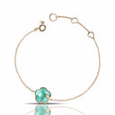 Belle Vante Petit Joli Bracelet in 18k Rose Gold with Lunar Garden Gem and Diamond