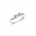 Belle Vante Jeux de Liens Ring White Gold Diamonds 1.5mm