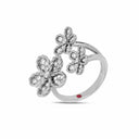 Belle Vante Jasmine Ring in 18kt White Gold with Diamonds