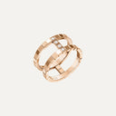 Ice Cube Ring Belle Vante Ethical Rose Gold Diamond