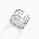 Belle Vante Avenues Statement Ring White Gold Diamond