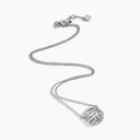 Belle Vante Avenues Chain Necklace White Gold Diamond