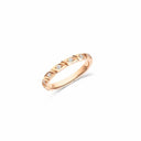 Belle Vante Torsade de Ring Rose Gold Diamonds 2.5mm