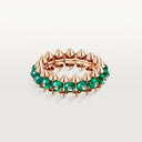 Belle Vante Clash de Ring Green Agate Rose Gold 7.9mm