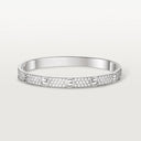 Belle Vante LOVE Classic Paved Diamond Bracelet White Gold