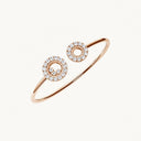 Happy Diamonds Icons Joaillerie Bangle Belle Vante Ethical Rose Gold Diamonds