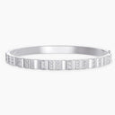 Belle Vante Pavé Diamond Bangle in 18K White Gold