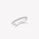 Belle Vante Thread Set Diamond Wedding Band in Platinum