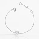 Belle Vante Petit Garden Bracelet in 18k Rose Gold with White Diamonds