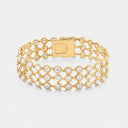 Belle Vante Palmyre 3-Row Bracelet with Diamonds