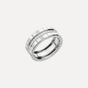 Ice Cube Ring Belle Vante Ethical White Gold Diamond