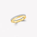 Belle Vante Diamond and Gold Band Ring