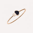 Happy Hearts Bangle Ethical Rose Gold Diamond Aventurine
