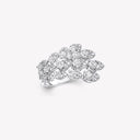 Belle Vante Gateway Triple Row Diamond Ring in White Gold, Size 53 (US 6½)