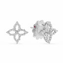 Belle Vante Princess Earrings in 18kt White Gold with Diamonds