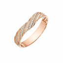 Belle Vante Aigrette Bracelet Rose Gold Diamonds 4.68ct 12mm