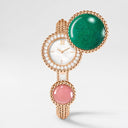 Belle Vante Perlée Toi & Moi Secret Watch in 18K Rose Gold with Diamonds