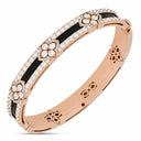 Belle Vante Love in Verona Bangle with Black Jade and Diamonds