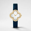 Belle Vante Alhambra Watch in 18K Yellow Gold with Diamonds and Mother-of-Pearl
