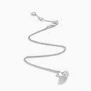 Belle Vante Cleo Rev Mini Full Diamond Pendant Necklace White Gold Diamond