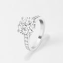 Belle Vante Romance Solitaire Ring in Platinum with Diamond