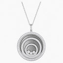 Happy Spirit Pendant Belle Vante Ethical White Gold Diamonds