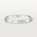Belle Vante LOVE Bracelet Classic Model 10 Diamonds White Gold