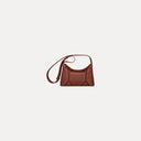 Diamond Crossbody Bag Belle Vante Ethical Cognac Grained Calfskin