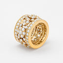 Belle Vante Snowflake Ring in 18K Yellow Gold with Diamonds